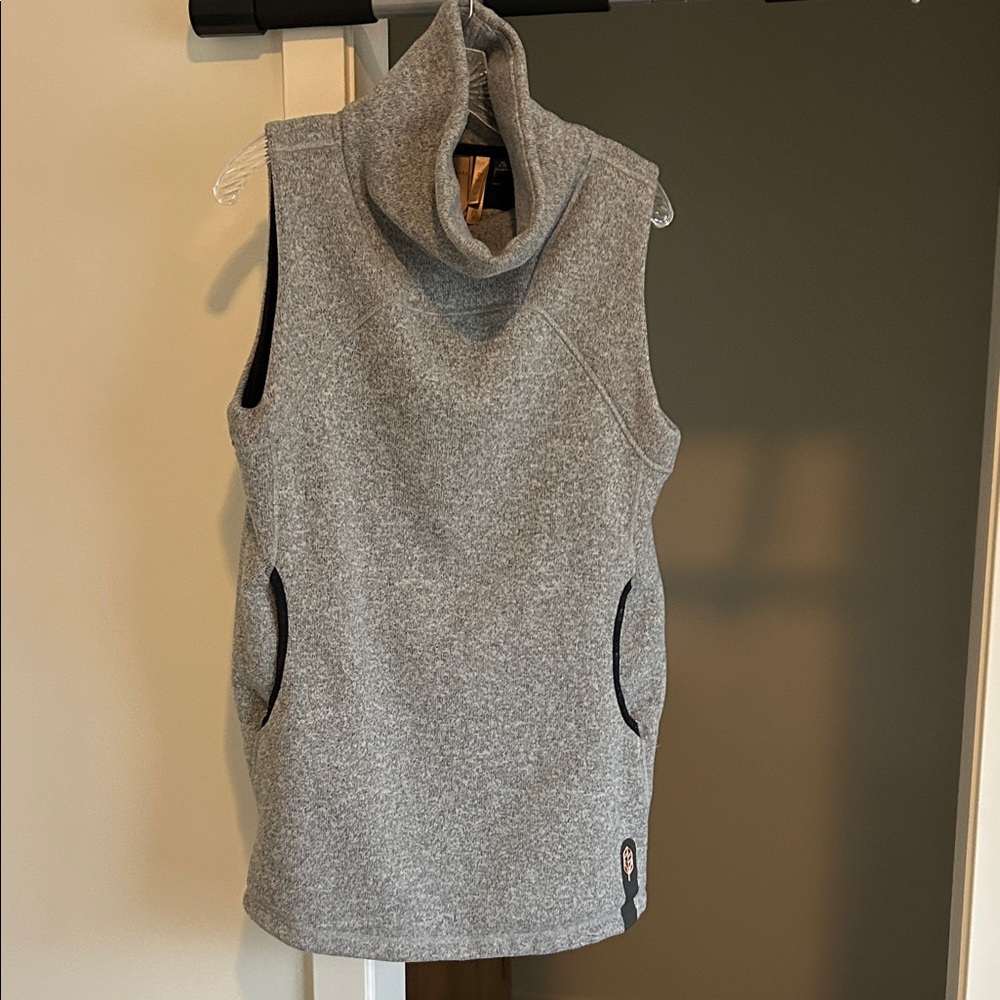 Indygena Indyeva Toga Tunic sz M. Sweater fleece heather gray.
